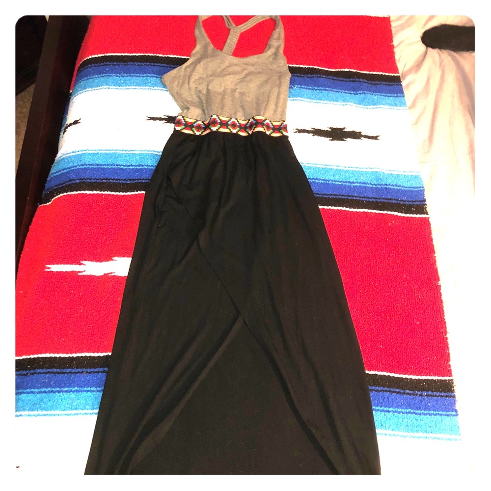 Middle Slit Summer Maxi Dress